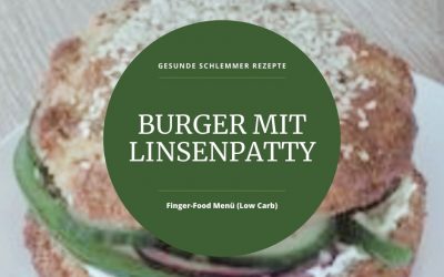 Burger mit Linsenpatty